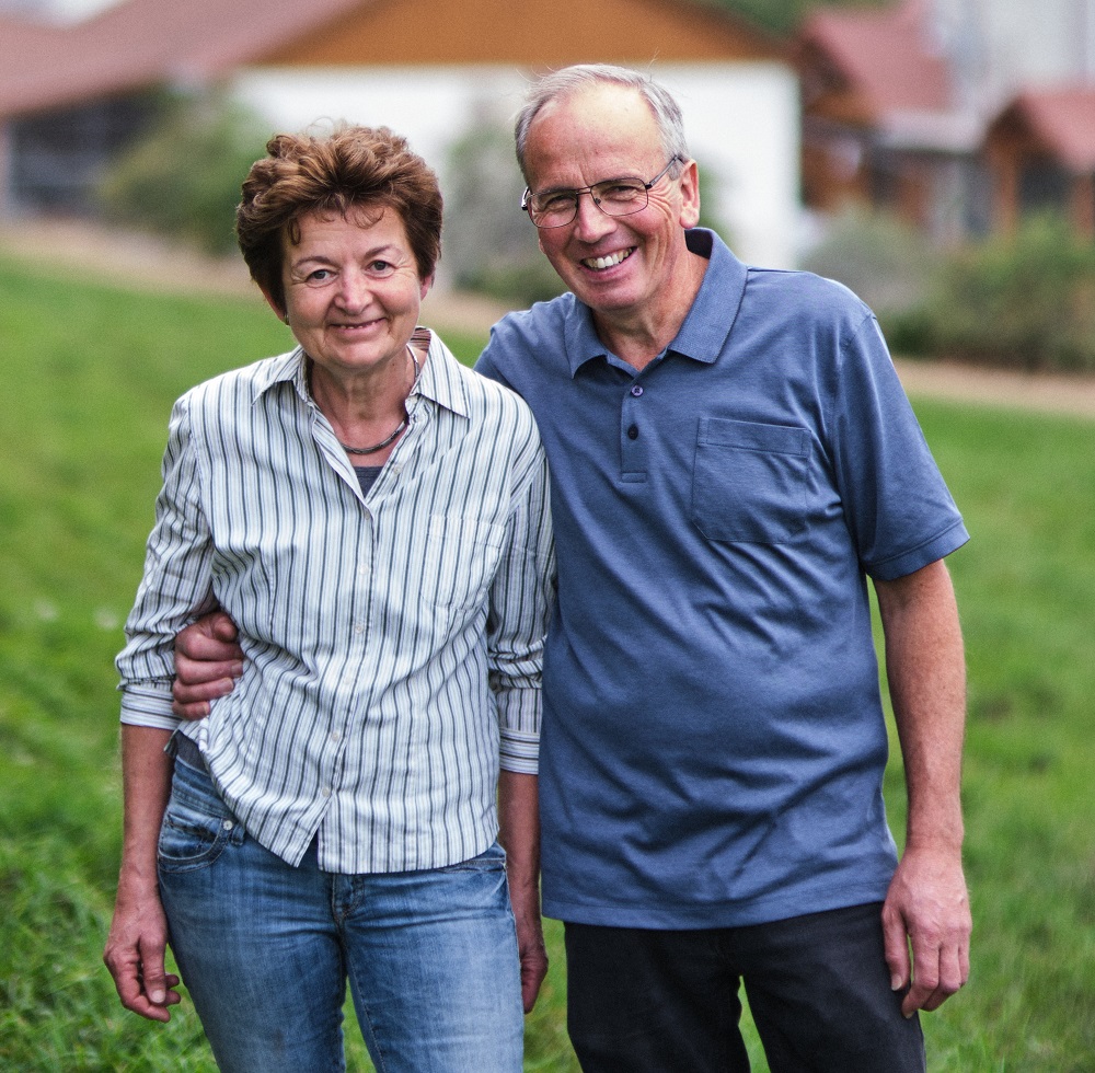 Monika und Peter fahren seit 1986 zum Bauernmarkt.