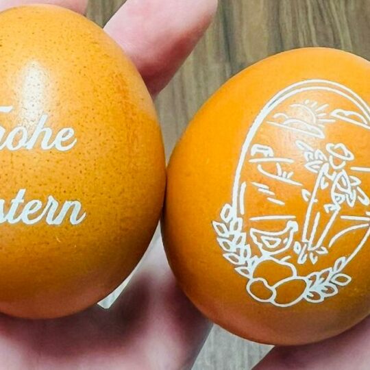 #96 Individuelle Ostereier mit Lasergravur 🐰🥚